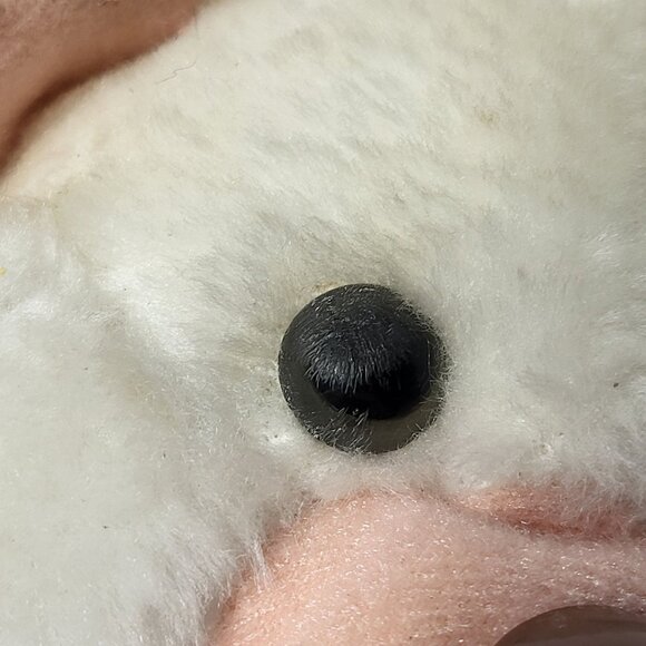 Vintage Dan Brechner Conductor White Bear Plush Bandana Overalls Cloud 9 Toys - Picture 3 of 11